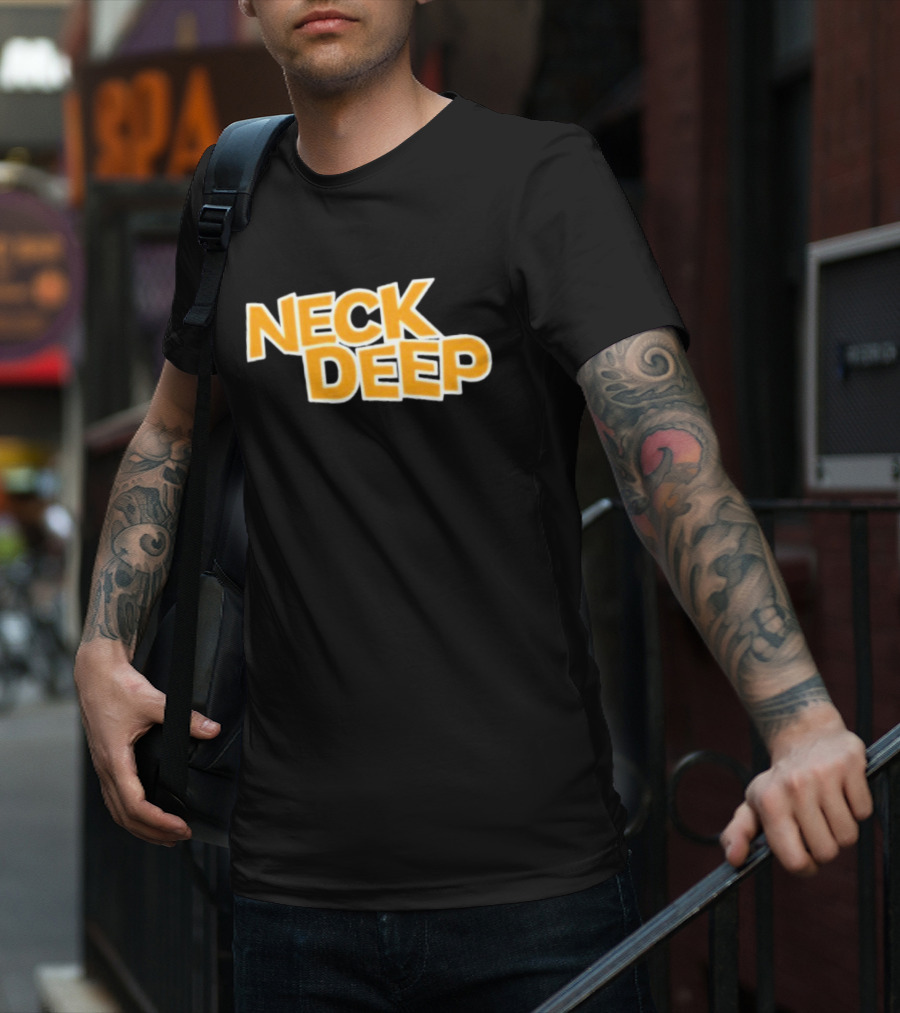 Neck Deep Text T-Shirt