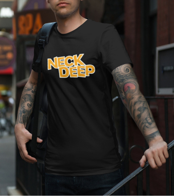 Neck Deep Text T-Shirt