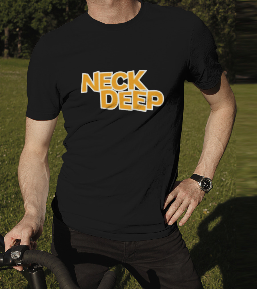 Neck Deep Text T-Shirt