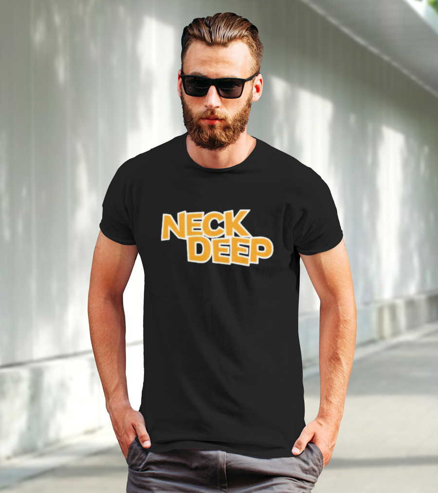 Neck Deep Text T-Shirt