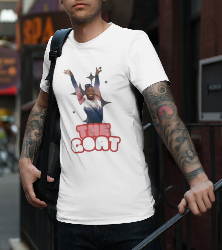 Simone Biles Team USA Gymnastics The GOAT T-Shirt
