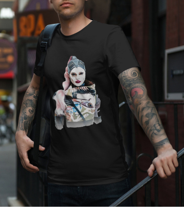 SKYND Catch Me If You Can Eerie Surrealist Portrait With Distinctive Mask And Eye T-Shirt