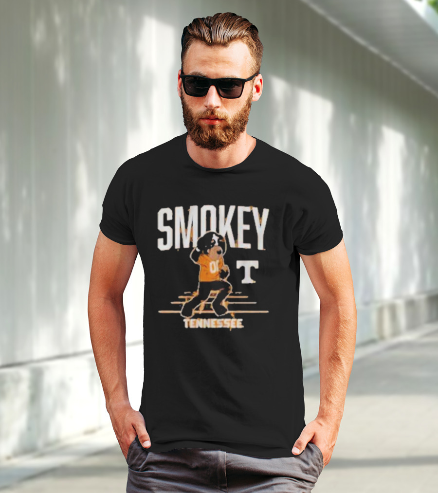 Tennessee Vols Smokey Mascot Football T T-Shirt