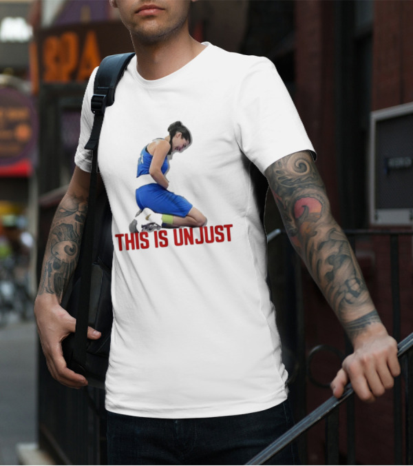 Kellie-Jay Keen Angela Carini This Is Unjust Athlete Kneeling T-Shirt