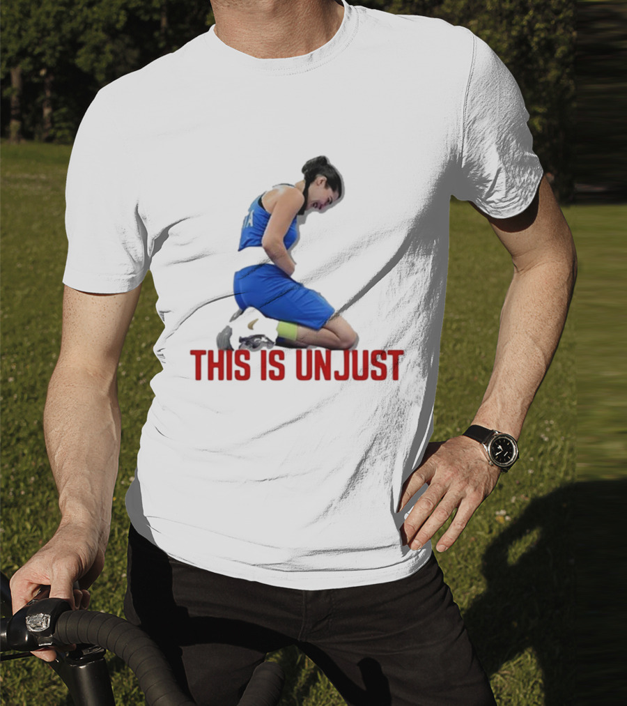 Kellie-Jay Keen Angela Carini This Is Unjust Athlete Kneeling T-Shirt