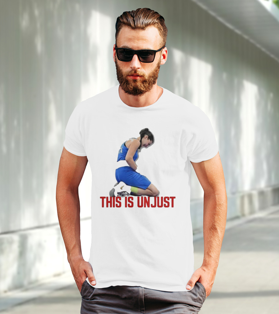 Kellie-Jay Keen Angela Carini This Is Unjust Athlete Kneeling T-Shirt