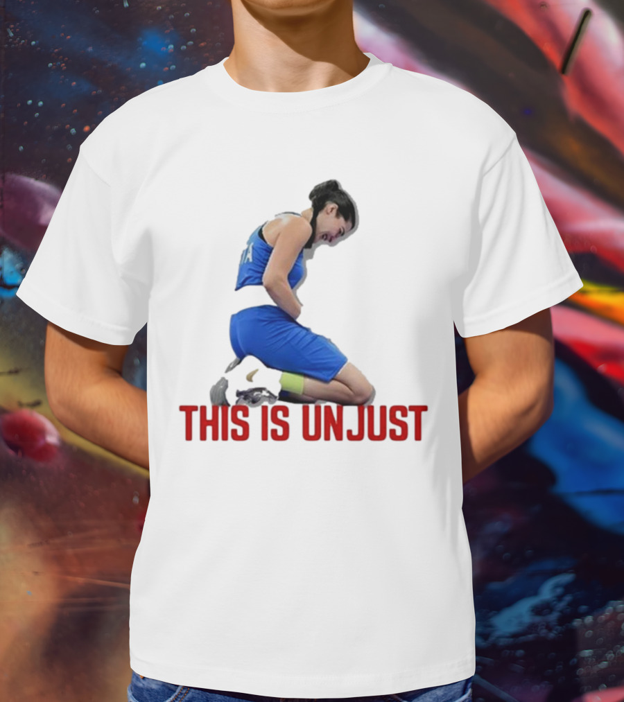 Kellie-Jay Keen Angela Carini This Is Unjust Athlete Kneeling T-Shirt