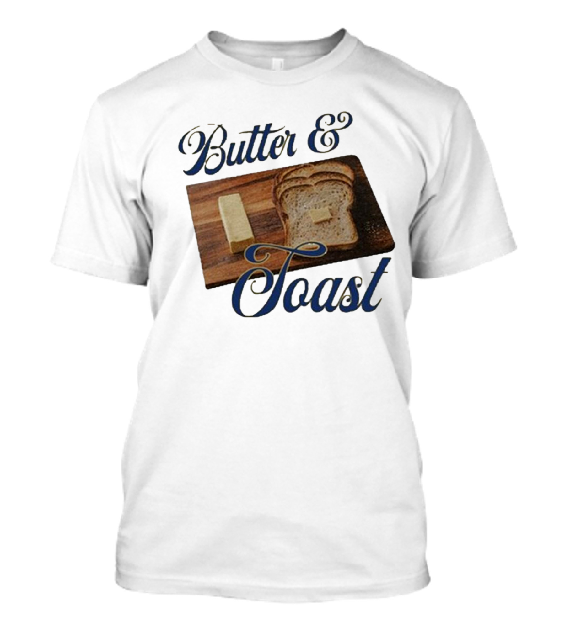 Middleclassfancy Butter And Toast Bread Slice With Butter Block T-Shirt
