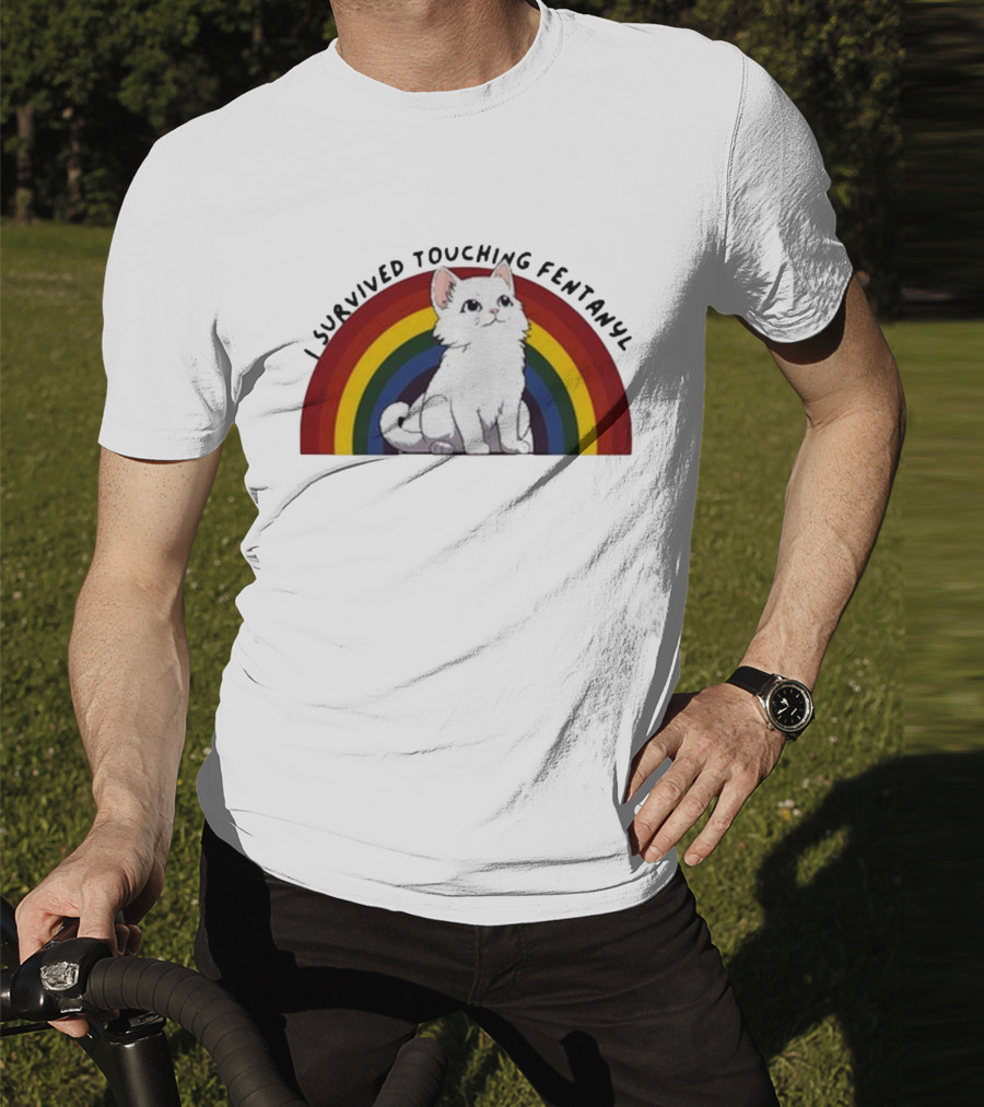 Naomi I Survived Touching Fentanyl Cat T-Shirt