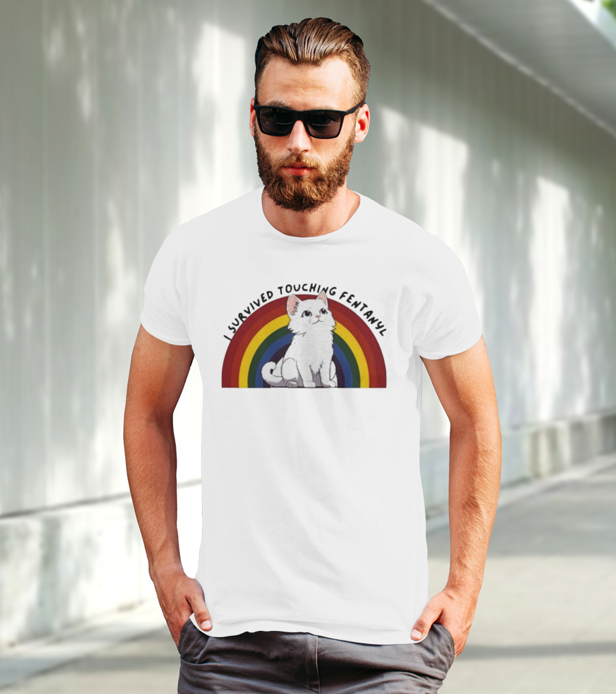 Naomi I Survived Touching Fentanyl Cat T-Shirt
