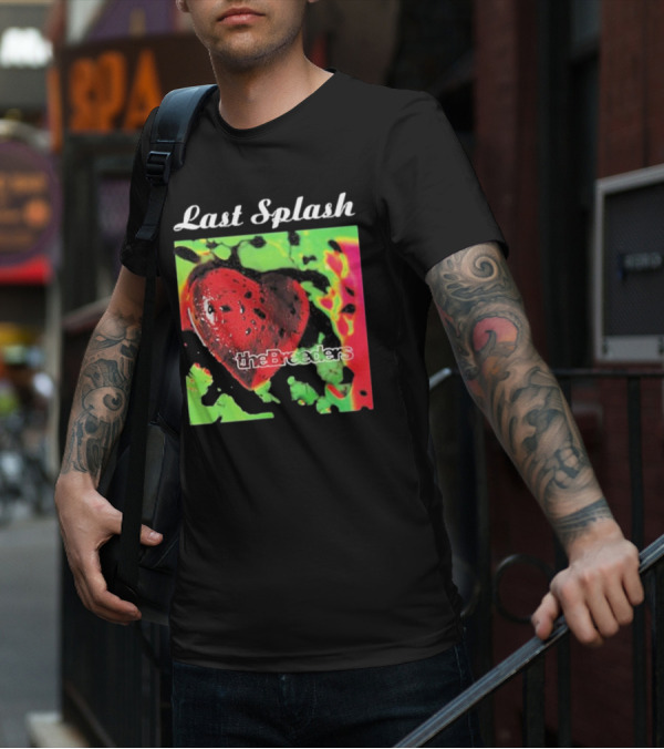 The Breeders Last Splash Album Art With Heart Image T-Shirt