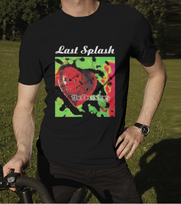 The Breeders Last Splash Album Art With Heart Image T-Shirt