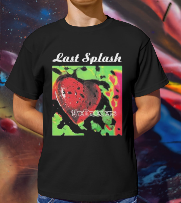 The Breeders Last Splash Album Art With Heart Image T-Shirt