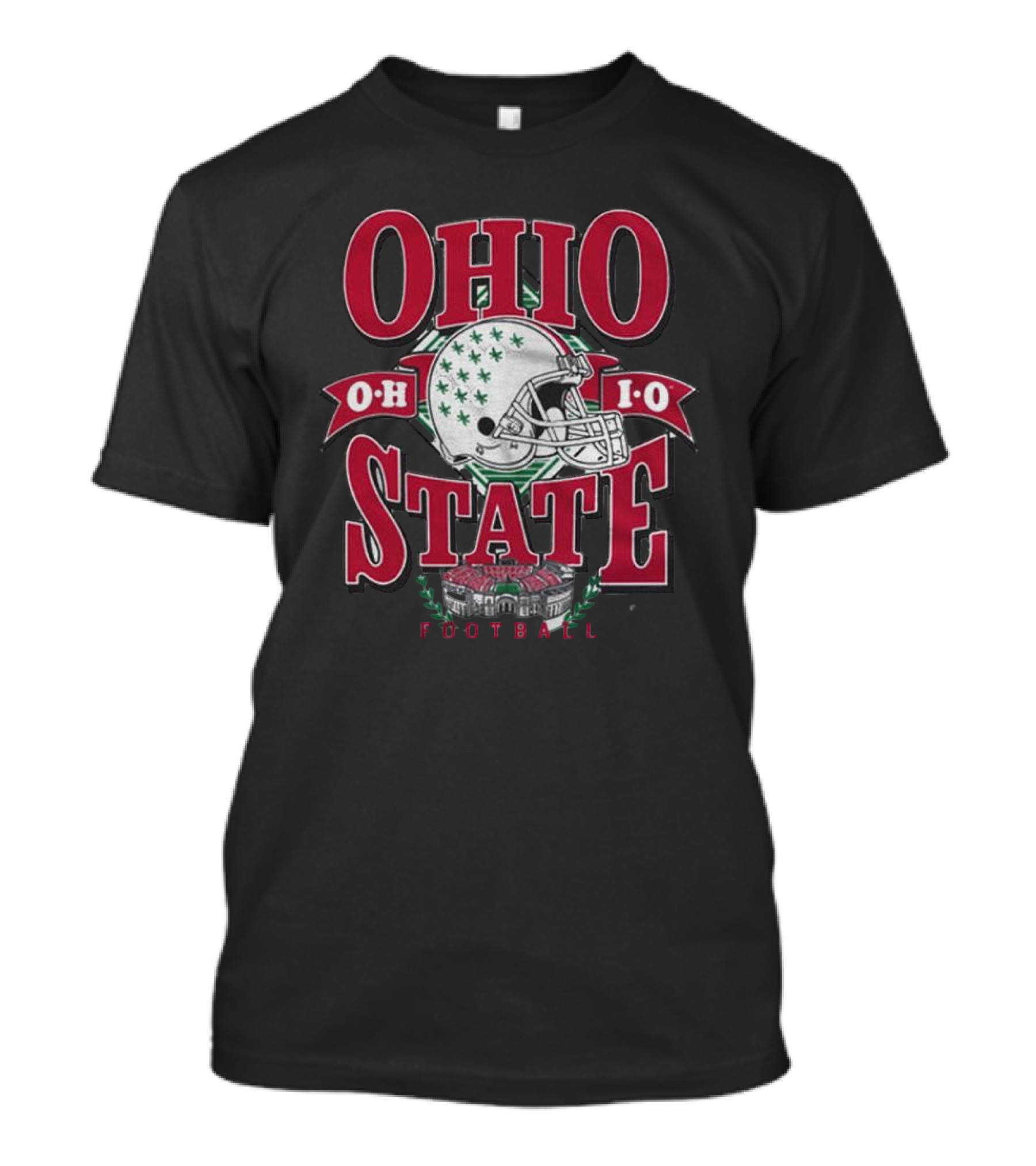 Ohio State Football OH IO State Vintage Helmet T-Shirt
