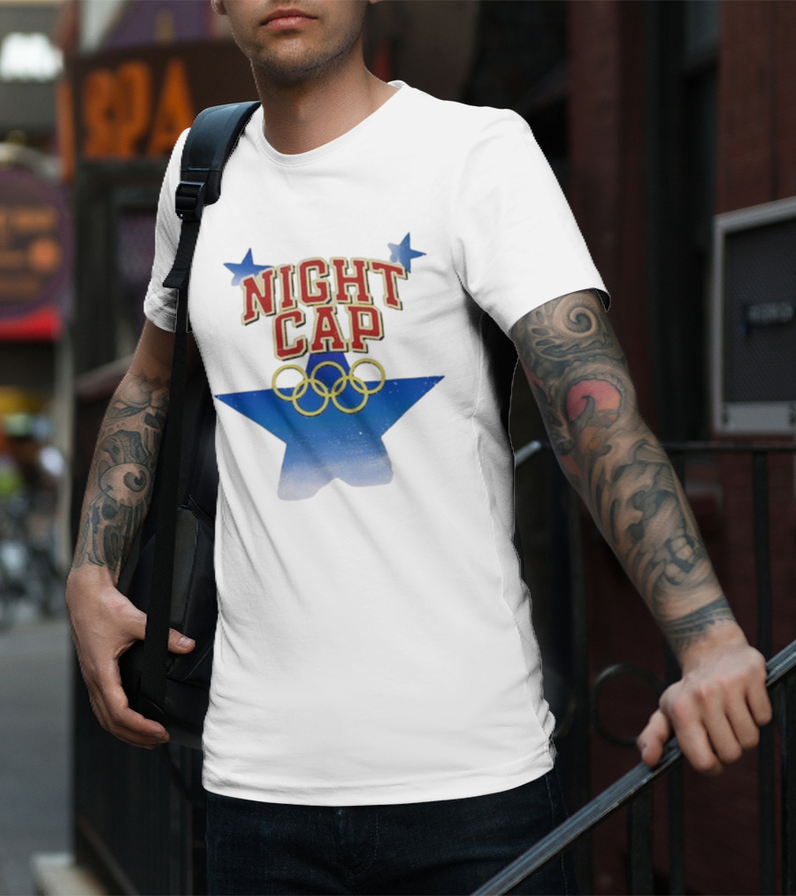 Night Cap Olympics Star Rings T-Shirt