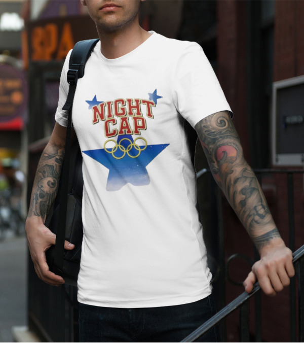 Night Cap Olympics Star Rings T-Shirt