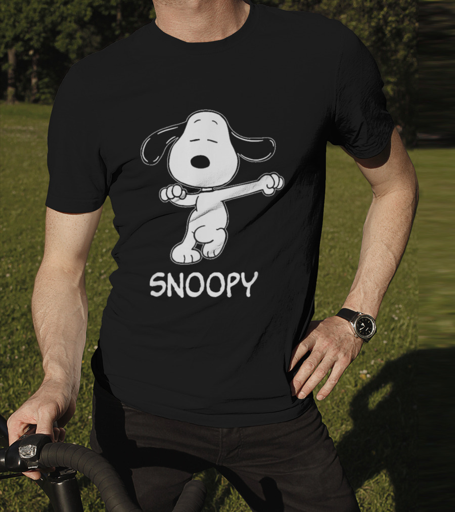 Snoopy Dance Style Peanuts Comic Character T-Shirt