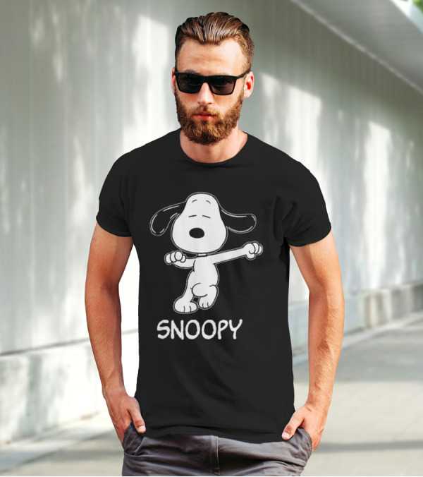 Snoopy Dance Style Peanuts Comic Character T-Shirt