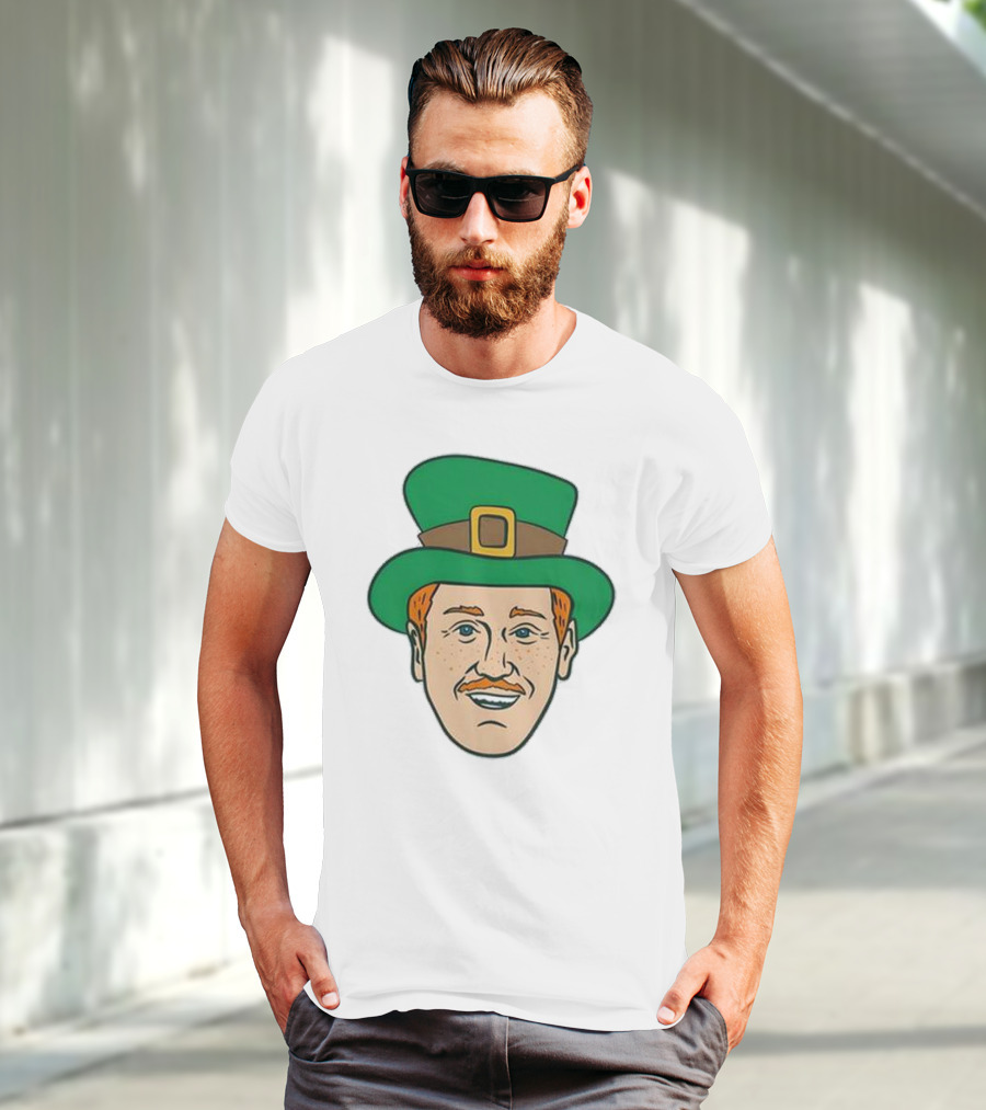 St. Mooktrick’s Day Happy Leprechaun Face With Green Hat T-Shirt