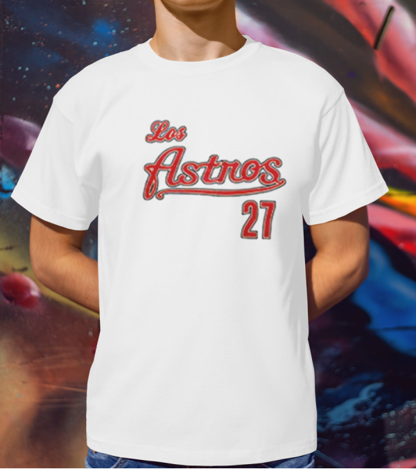 Jose Altuve Los Astros 27 Jersey Giveaway T-Shirt