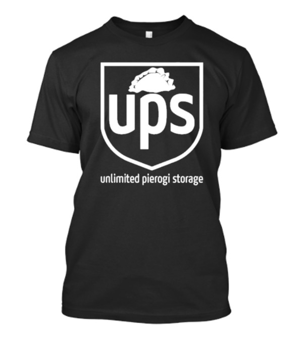 UPS Unlimited Pierogi Storage Logo Parody Joseph S. Pete T-Shirt