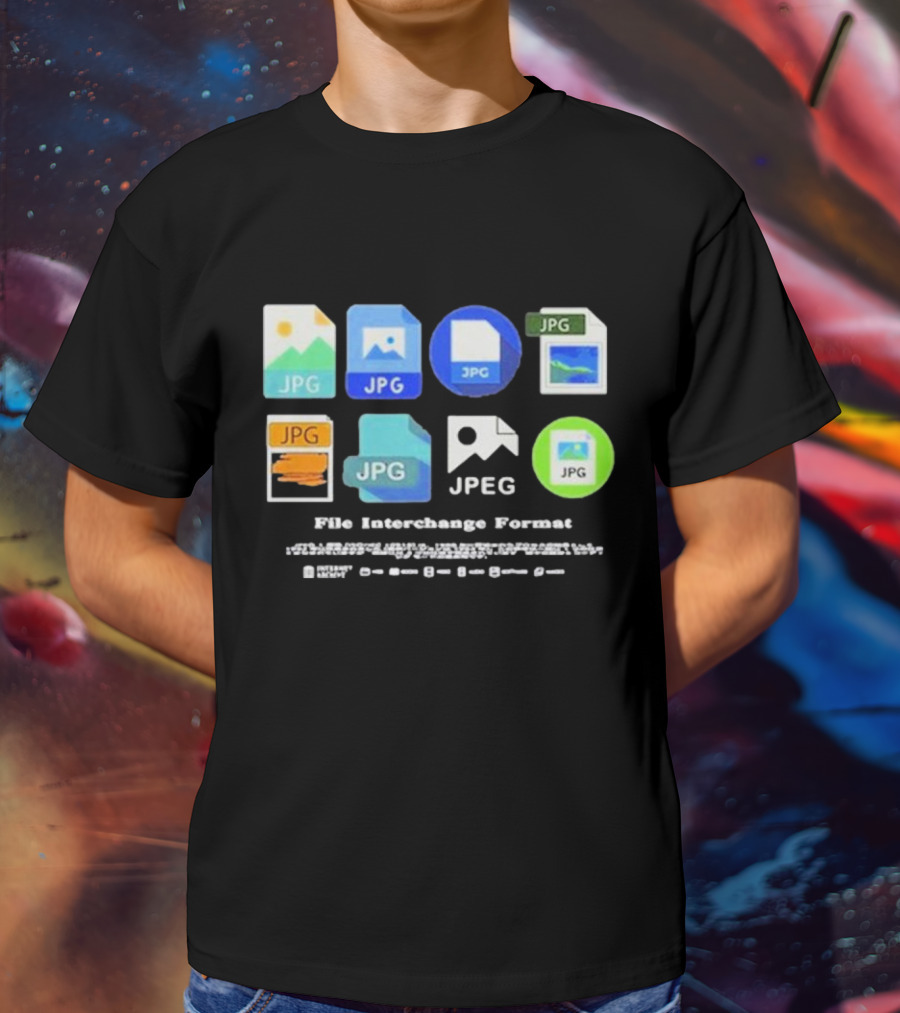 Jpegmafia File Interchange Format Distressed Thumbnails T-Shirt