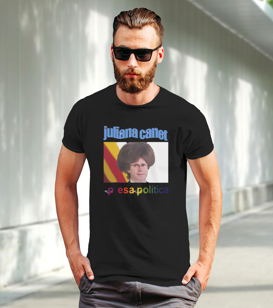 Juliana Canet Pesa Política Catalonian Flag Hair Photo T-Shirt