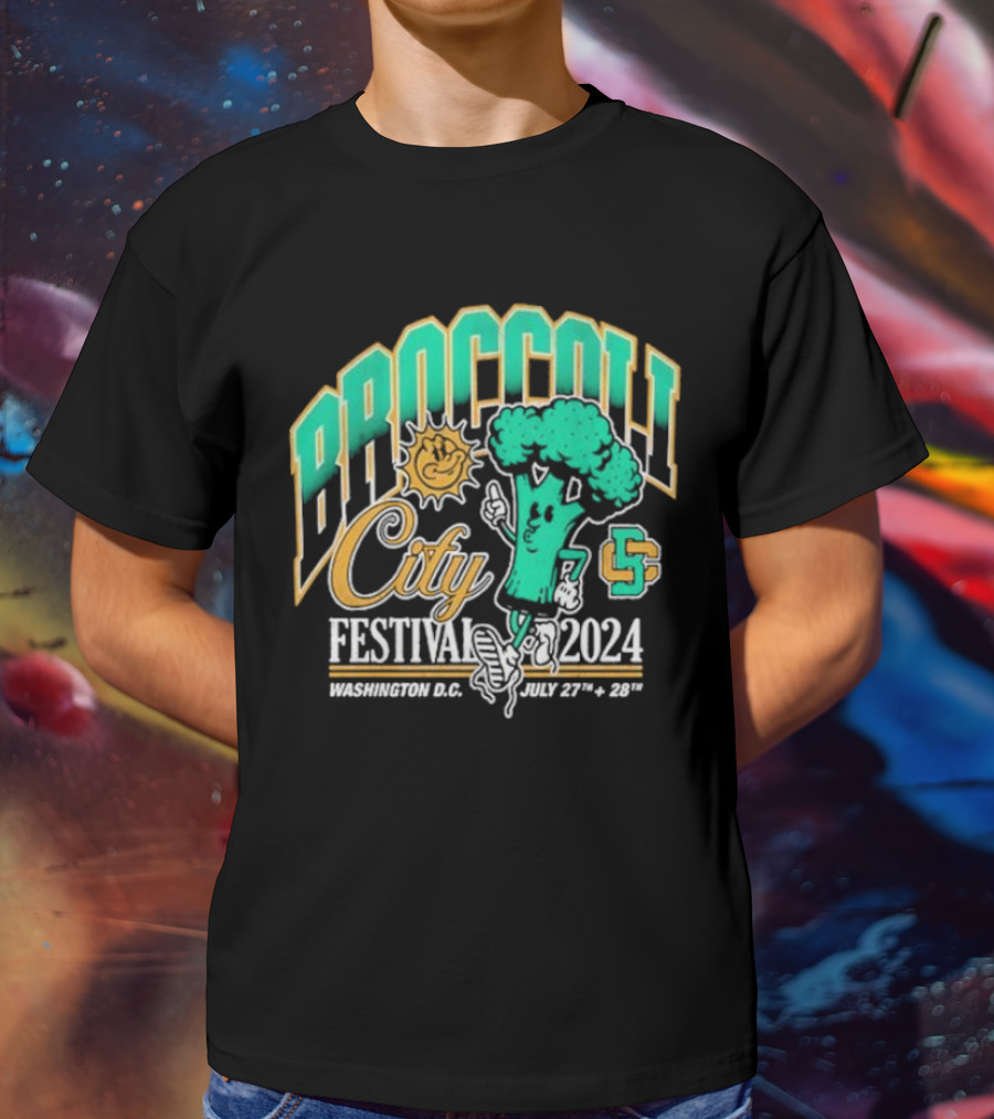 Broccoli City Festival Washington D.C. July 27-28 T-Shirt