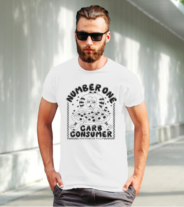 Number One Carb Consumer Dreaming Of Pizza T-Shirt