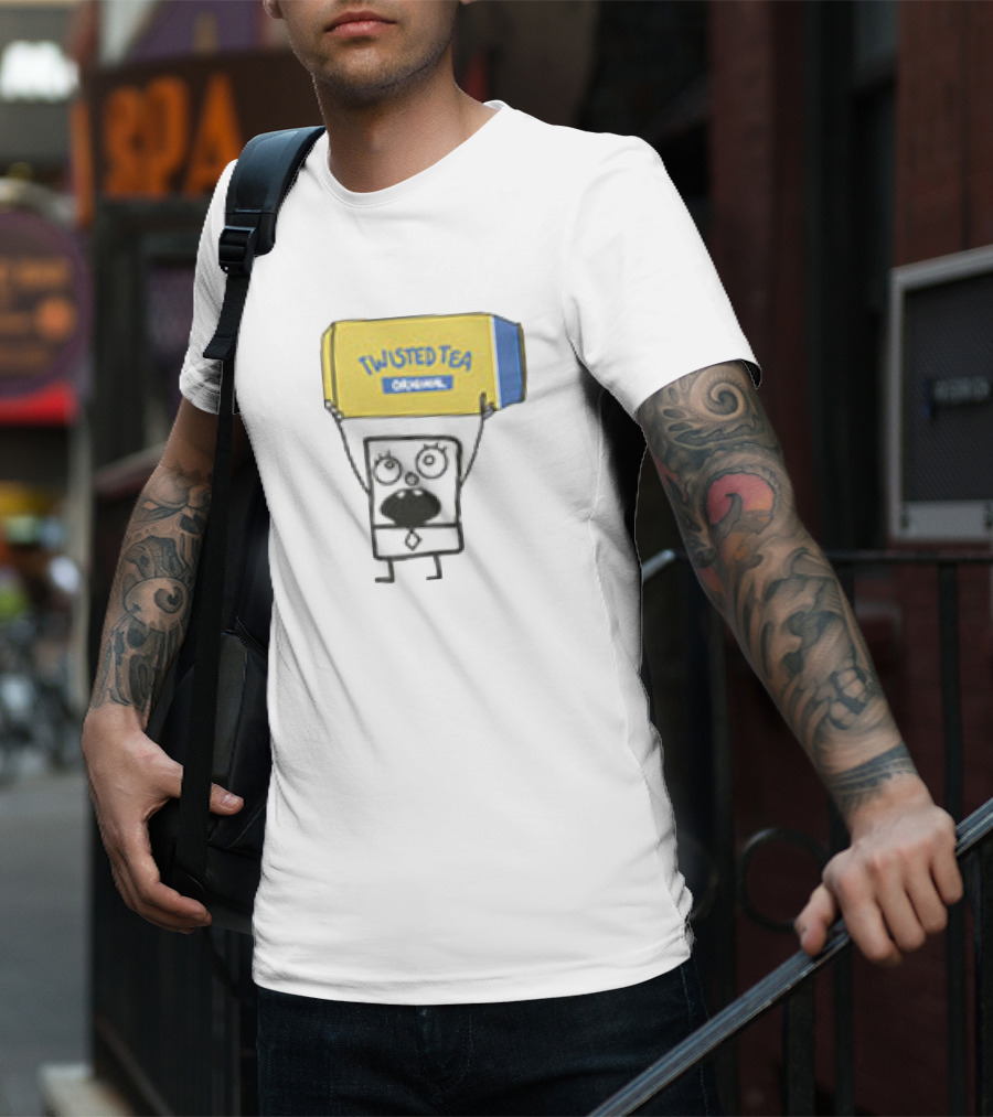 Twisted Tea Original DoodleBob Mashup T-Shirt