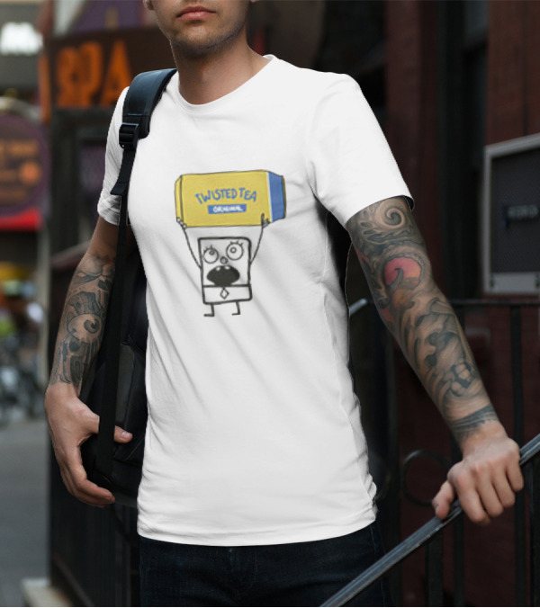 Twisted Tea Original DoodleBob Mashup T-Shirt