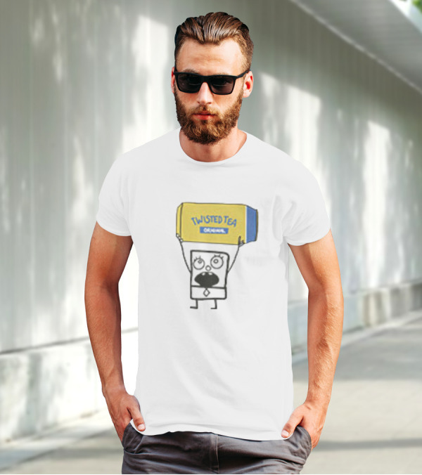 Twisted Tea Original DoodleBob Mashup T-Shirt