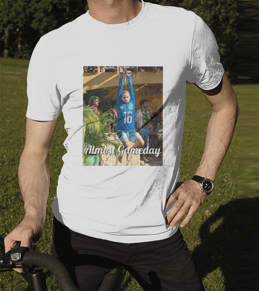 Almost Gameday Zipline Adventure In Sports Jersey T-Shirt