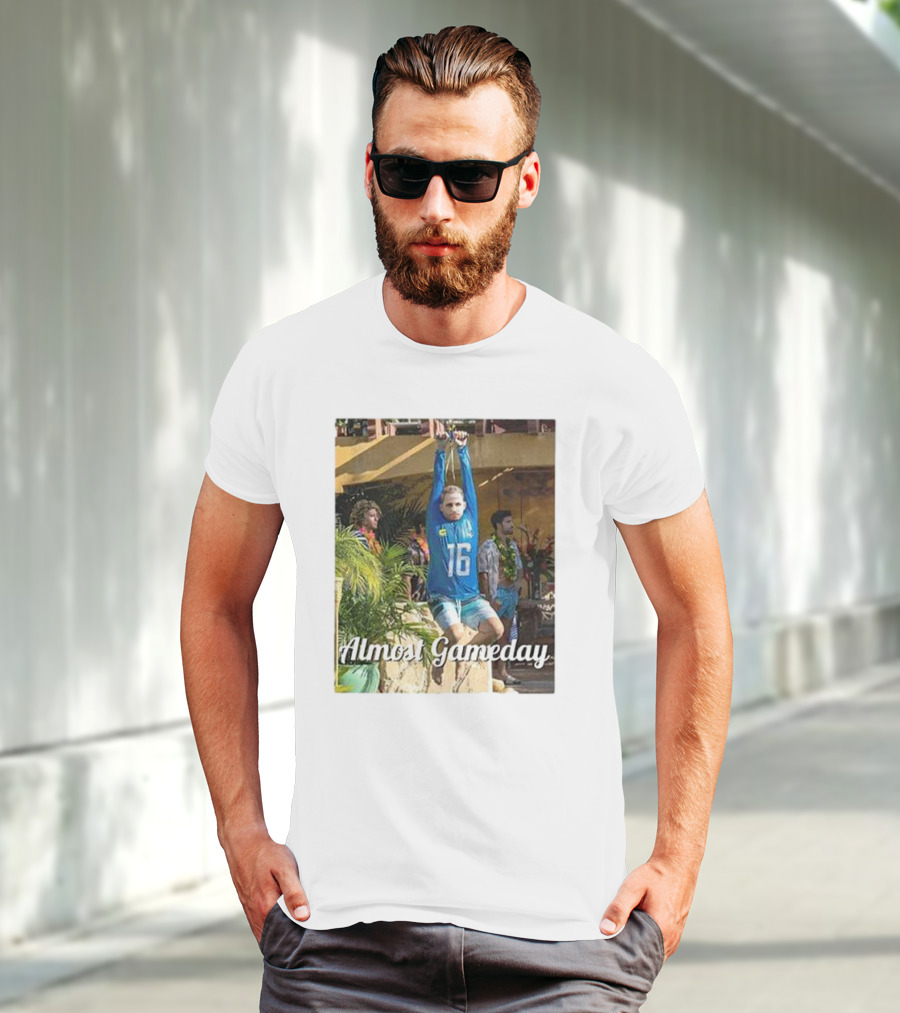 Almost Gameday Zipline Adventure In Sports Jersey T-Shirt