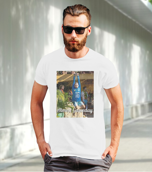 Almost Gameday Zipline Adventure In Sports Jersey T-Shirt