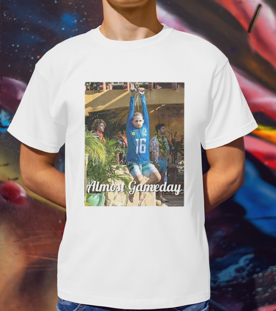 Almost Gameday Zipline Adventure In Sports Jersey T-Shirt
