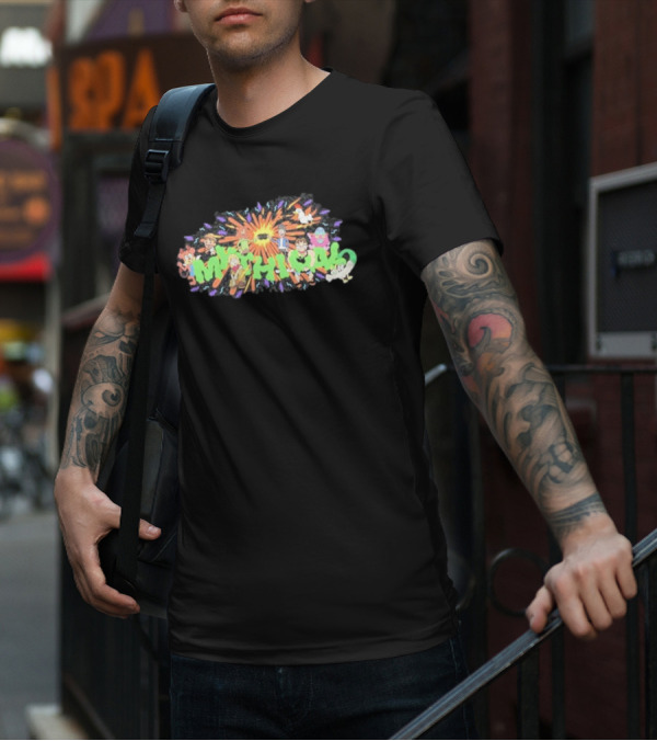 New Mythical ’90s Cartoon Characters Burst Mythical Explosion T-Shirt