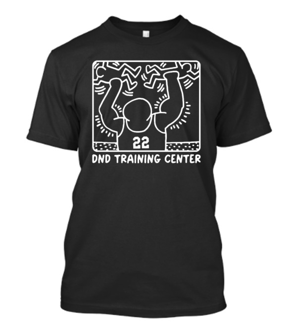 Shopdonotdisturb Dnd Training Center Number 22 Iconic Basketball T-Shirt