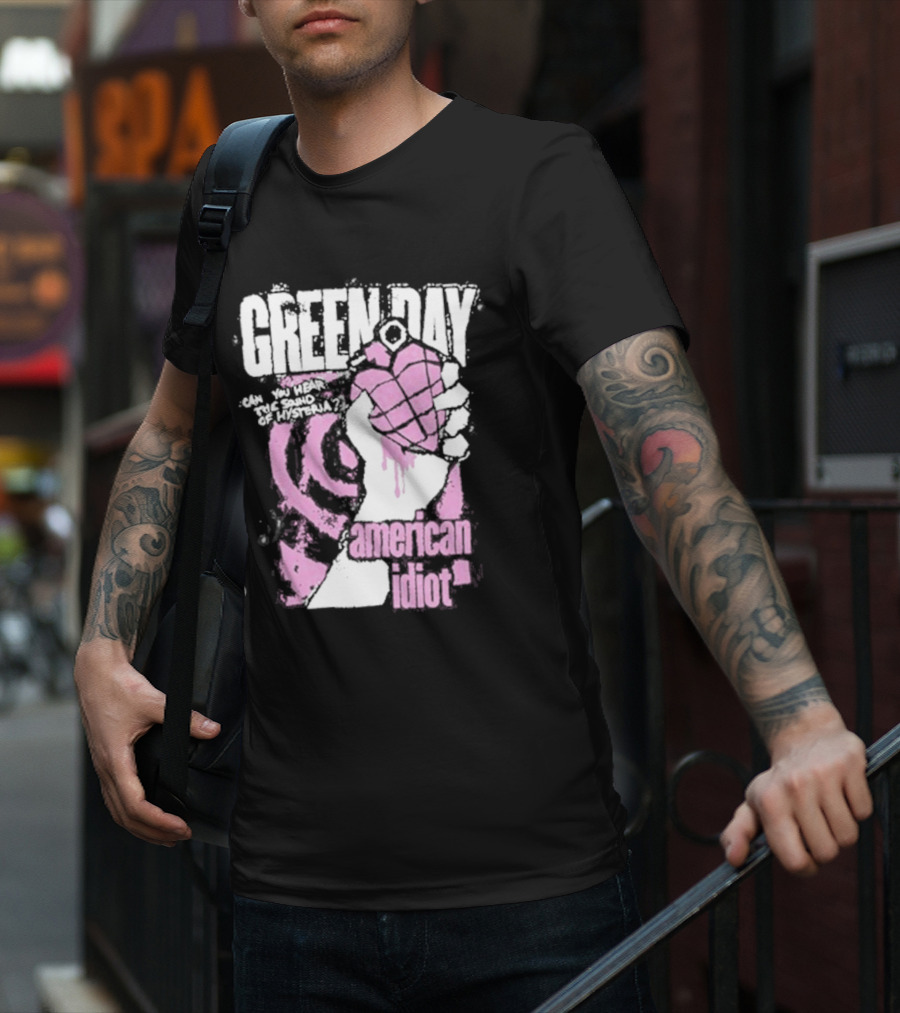 Green Day American Idiot Can You Hear The Sound Of Hysteria? T-Shirt
