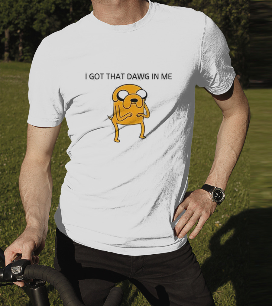 I Got That Dawg In Me Dog Character Orange Body T-Shirt
