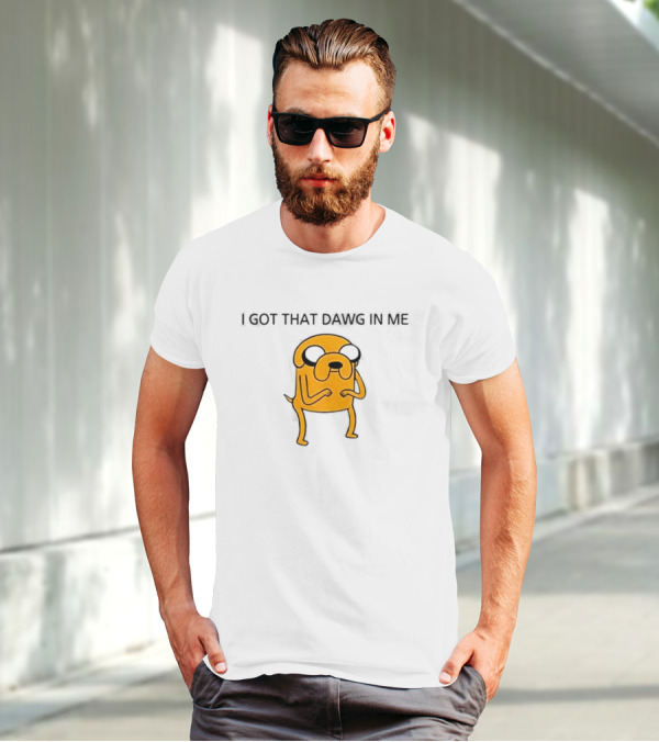 I Got That Dawg In Me Dog Character Orange Body T-Shirt