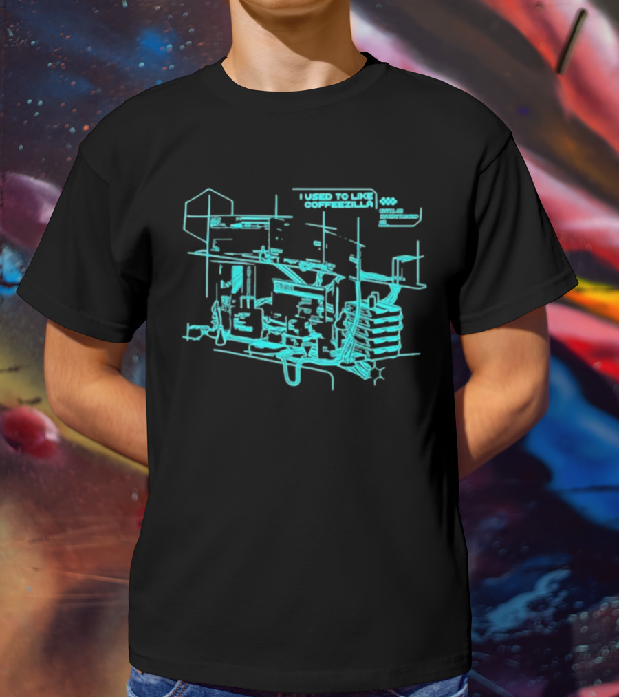 I Used To Like Coffeezilla Control Data Base 1492 T-Shirt