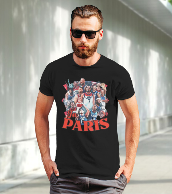 Team USA Basketball Legends In Paris T-Shirt