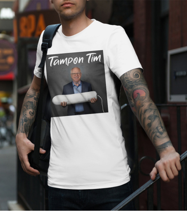Johnny Midnight Tampon Tim Walz T-Shirt