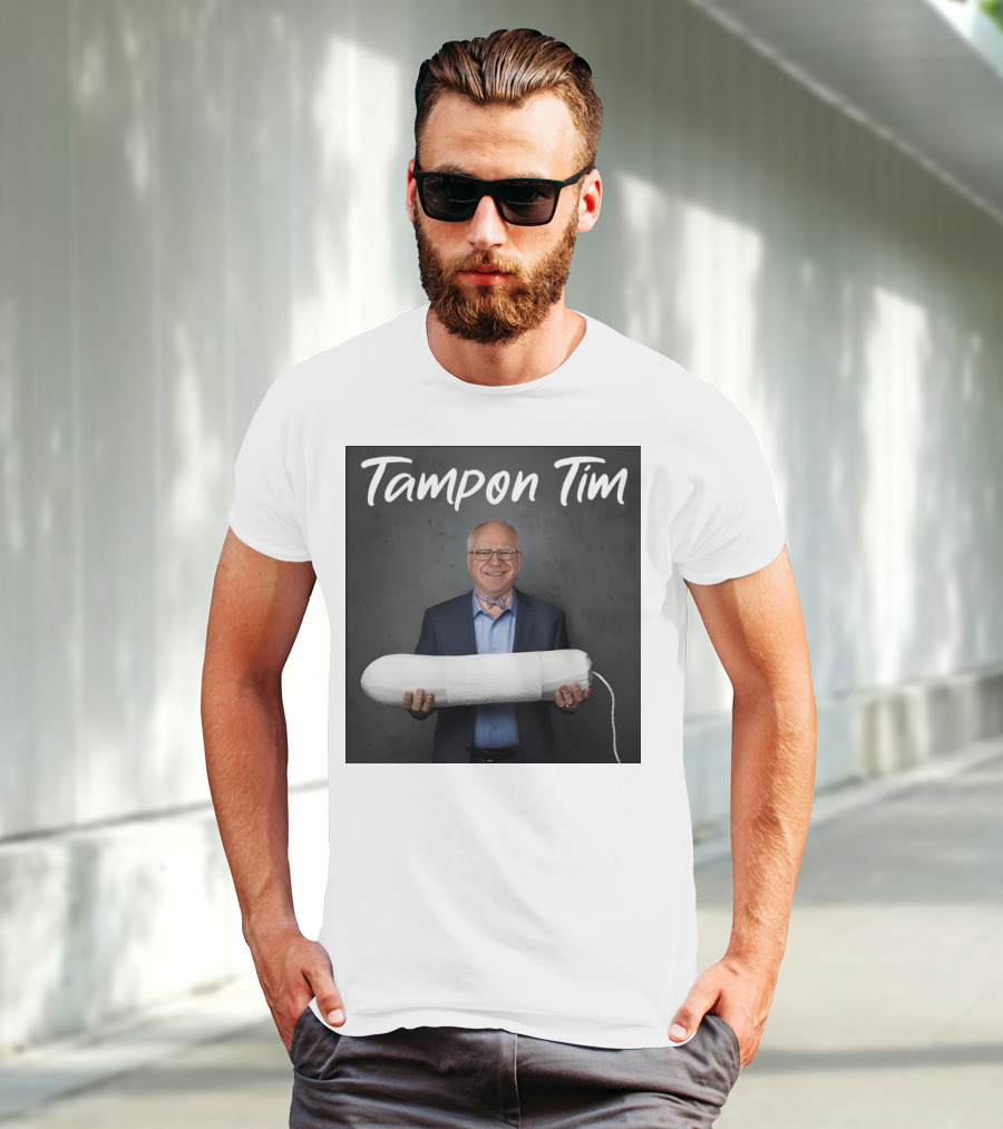 Johnny Midnight Tampon Tim Walz T-Shirt
