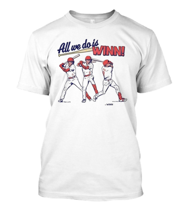 All We Do Is Winn Masyn Blaze Baseball Swing Winn T-Shirt