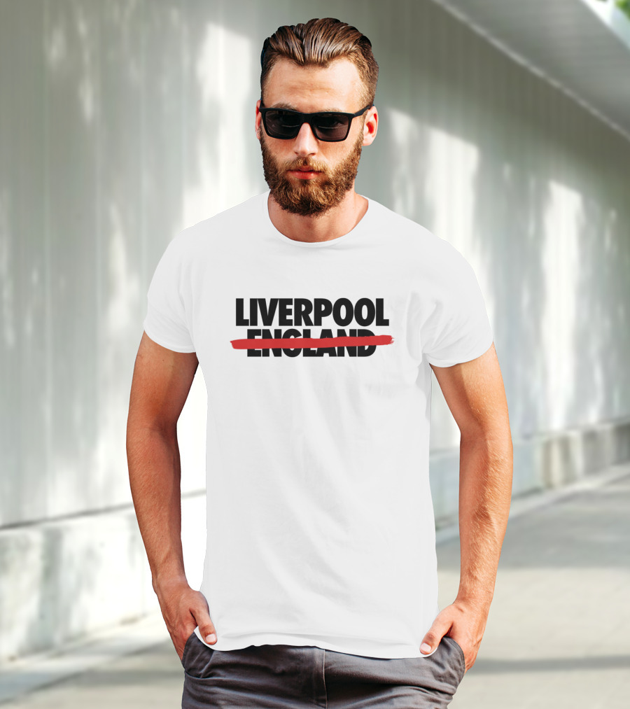 Allezlesrouges Liverpool Crossed Out England T-Shirt