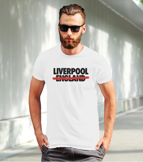 Allezlesrouges Liverpool Crossed Out England T-Shirt