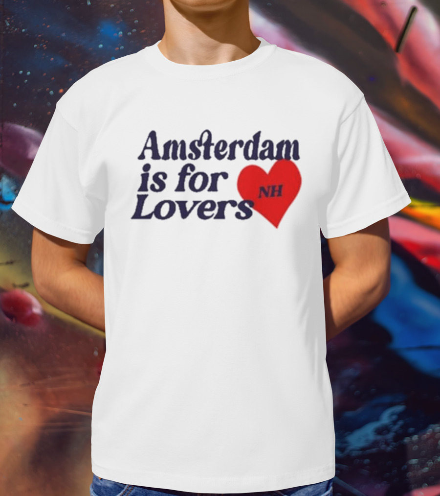 Amsterdam Is For Lovers NH Heart T-Shirt