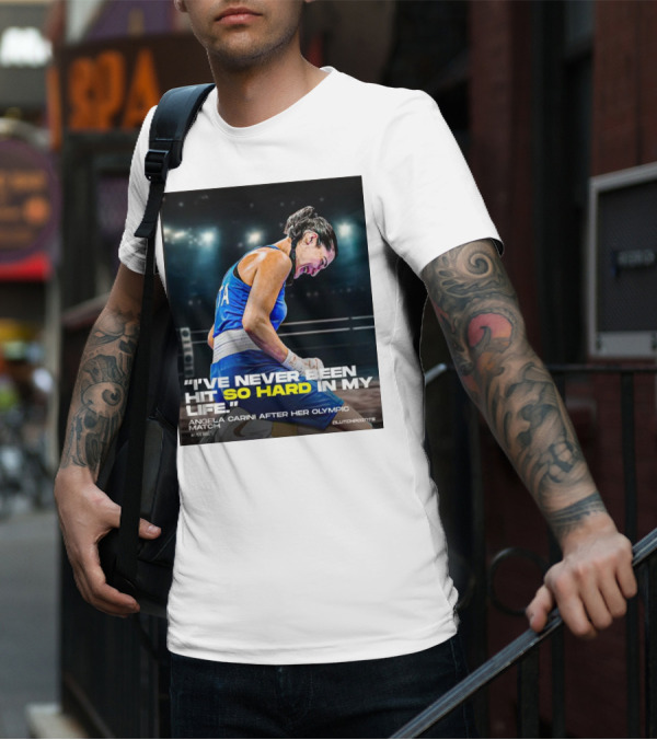 I’ve Never Been Hit So Hard In My Life Angela Carini Olympic Match Clutchpoints T-Shirt